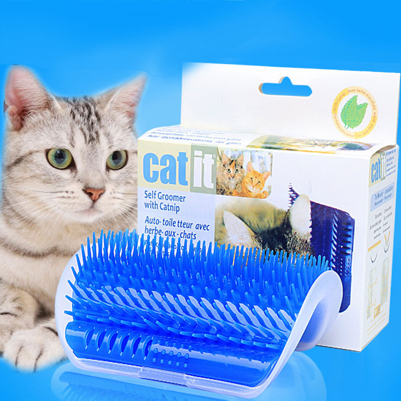 Self-grooming Brush For Cats - Smiley Giant